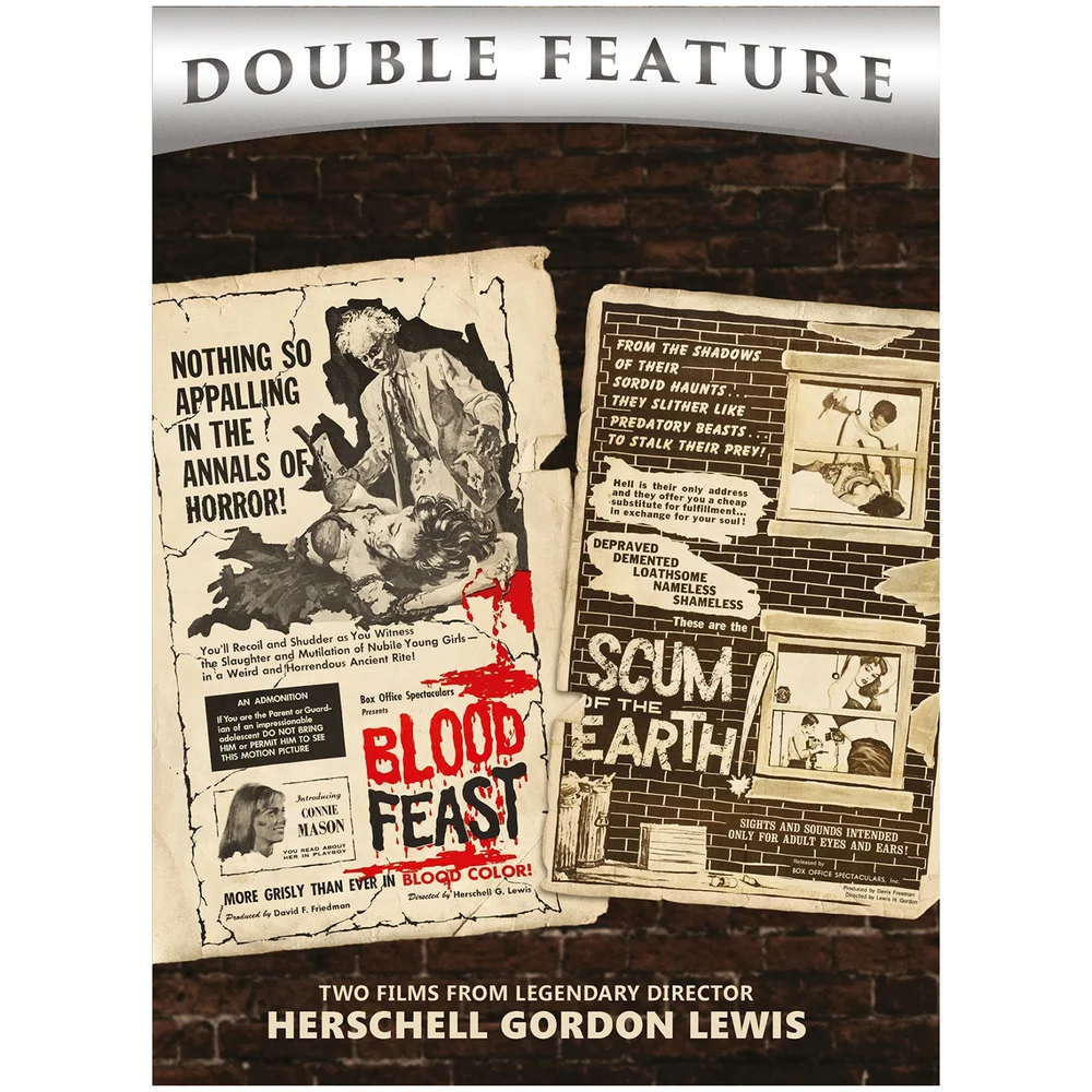 Double Feature | Blood Feast & Scum Of The Earth | DVD Image 1