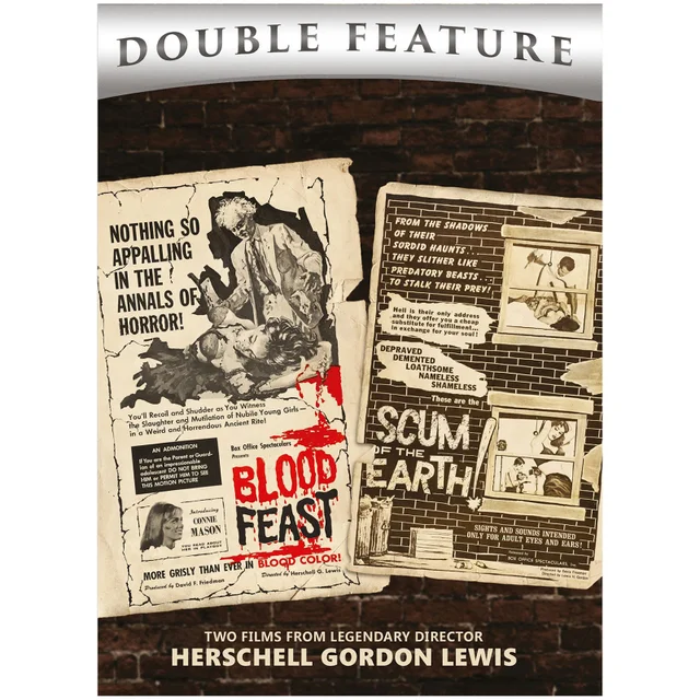 Double Feature | Blood Feast & Scum Of The Earth | DVD