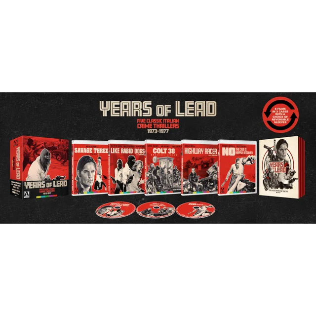 Years Of Lead | Five Classic Italian Crime Thrillers 1973–1977 | Limited Edition Blu-ray