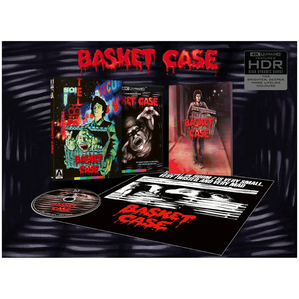 Basket Case | VHS Slipcover | Arrow Store Exclusive | Limited Edition 4K UHD Image 1